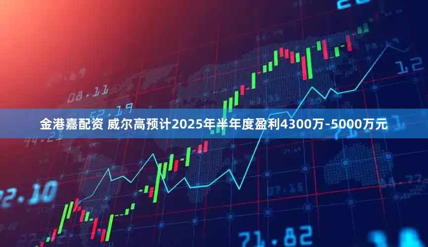 金港嘉配资 威尔高预计2025年半年度盈利4300万-5000万元
